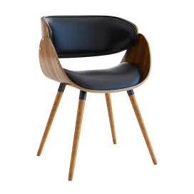 Mid century accent chair by corvus